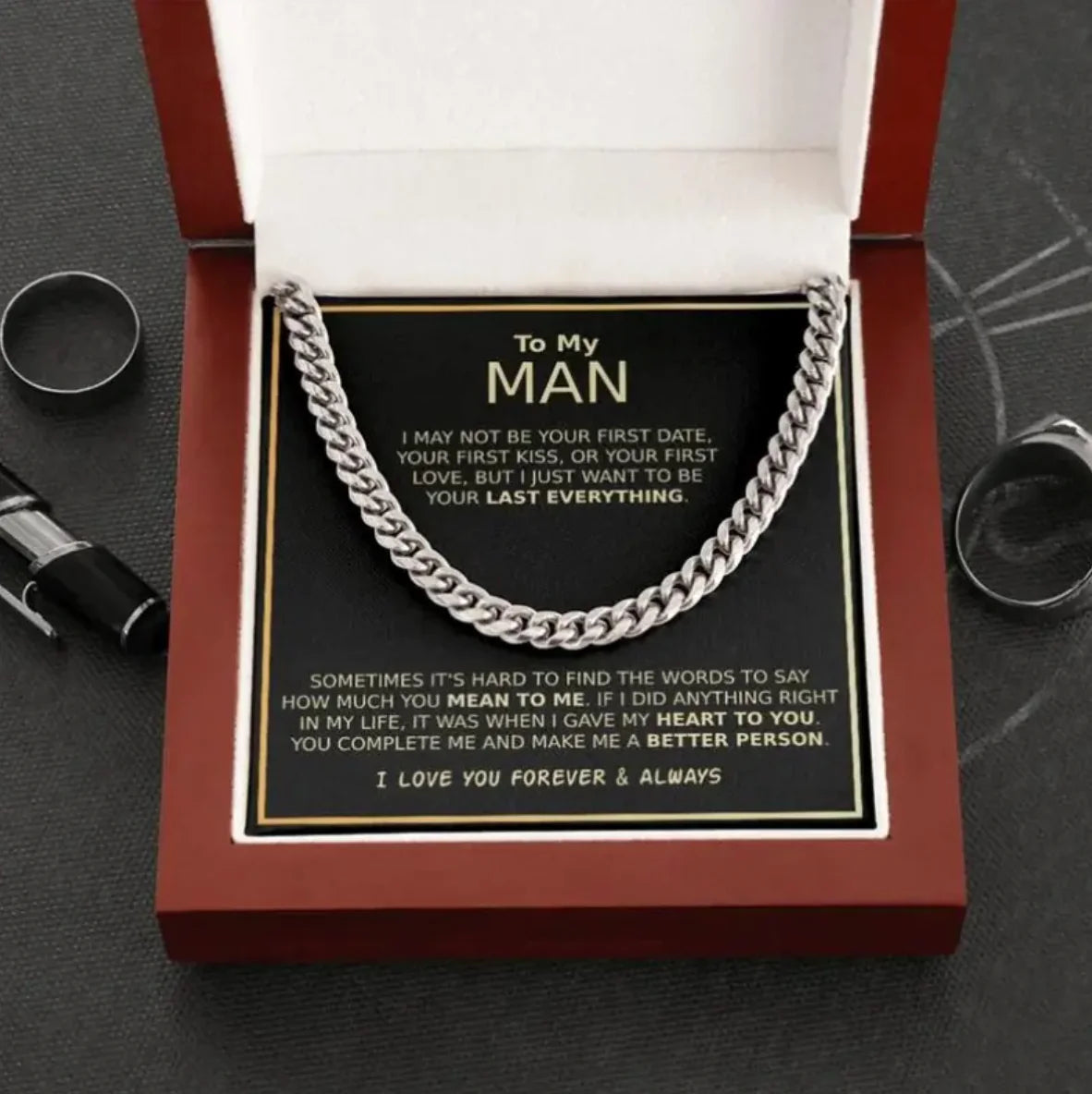 New 14K Single Round Dense Cuban Chain Men's Titanium Steel Necklace Bracelet